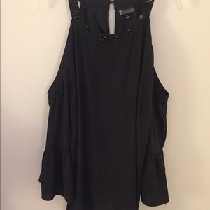 7th Avenue cold shoulder top